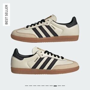 ✨New in Box✨Adidas Samba OG Cream and Black Sneakers